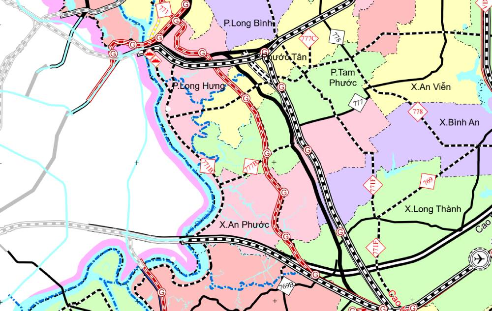 Đang thu hồi 55ha đất ở 3 phường, xã của Đồng Nai để làm tuyến đường ven sông, đi qua loạt dự án bất động sản