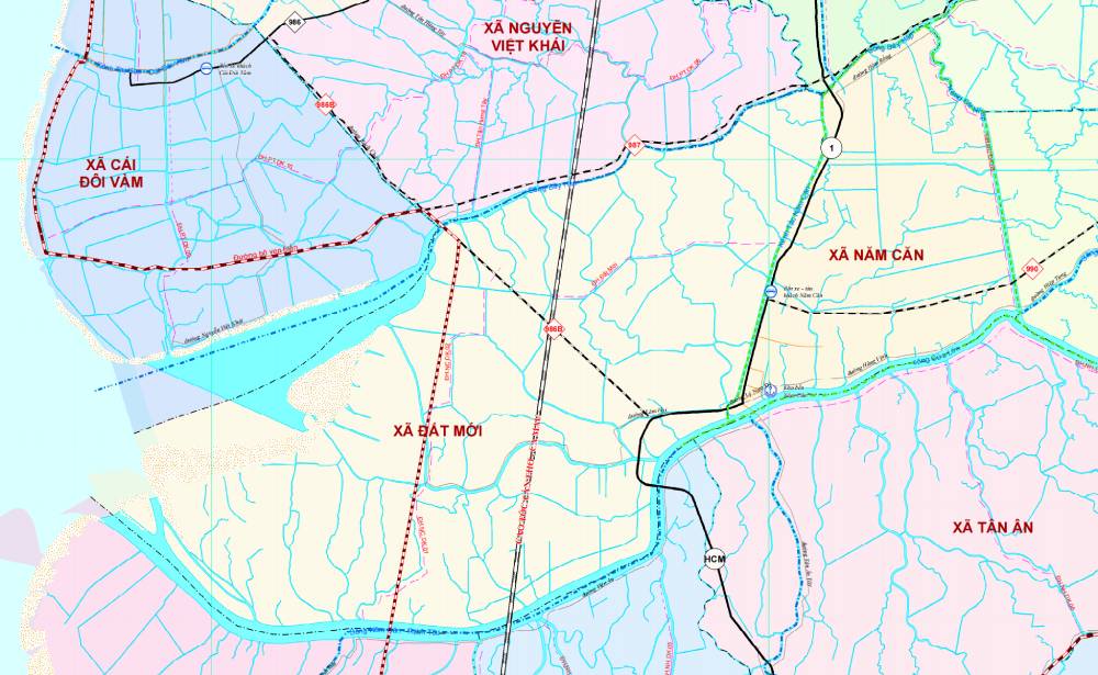 Đang bàn giao mặt bằng thi công đoạn đấu nối cao tốc Cà Mau - Đất Mũi