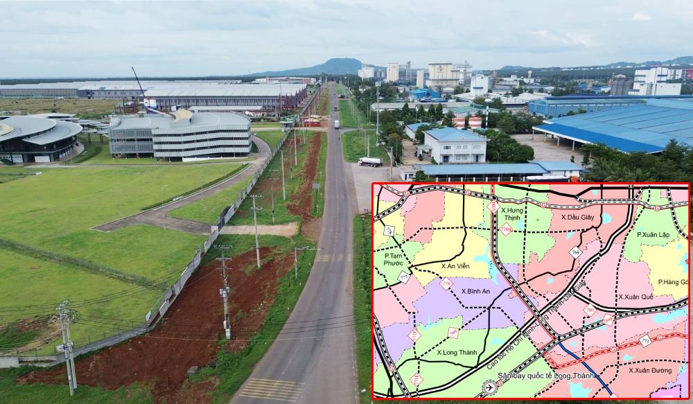 Đồng Nai đang thu hồi hơn 135ha đất tại 3 xã để mở rộng đường dài 30km kết nối tới sân bay