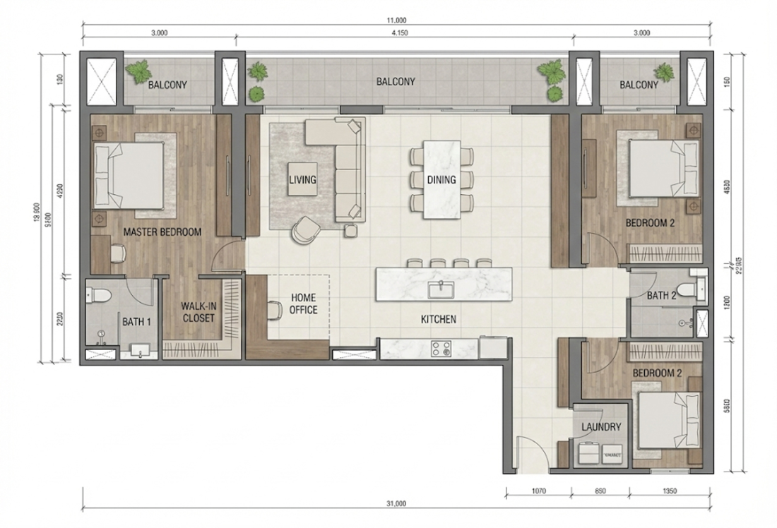 Sarene Residence & Commercial Complex: Khu phức hợp căn hộ, dịch vụ tại TP.HCM- Ảnh 4.