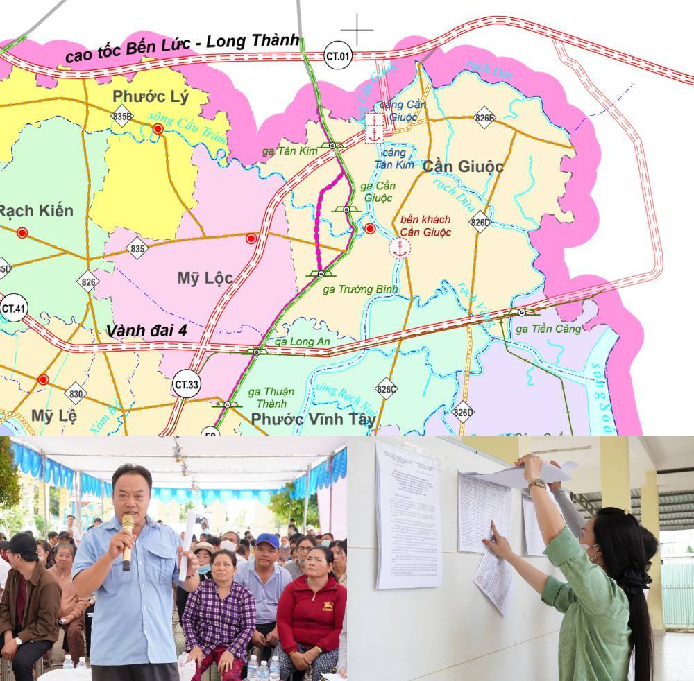 Tin nóng từ Tây Ninh: Một xã đang lấy ý kiến người dân về phương án bồi thường dự án Vành đai 4 TP.HCM