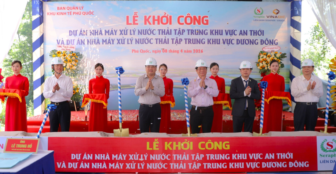 Phú Quốc sắp có thêm 2 nhà máy xử lý nước thải trên 1.000 tỷ đồng