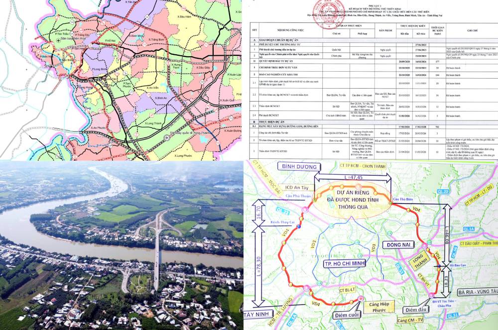 Đồng Nai “chốt” KẾ HOẠCH triển khai Vành đai 4 đoạn từ cầu Châu Đức đến cầu Thủ Biên