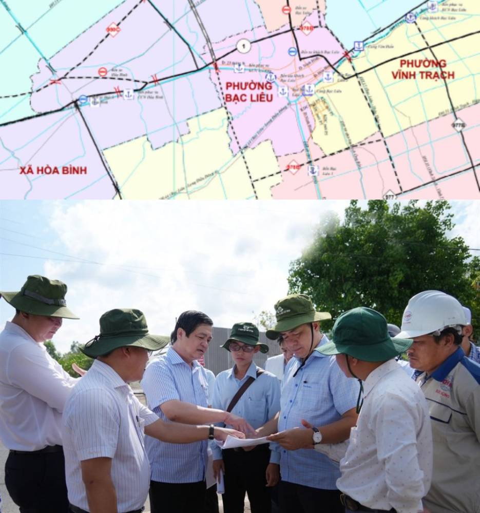 Hạ tầng Cà Mau nóng lên với loạt dự án đang thi công tại Bạc Liêu, Vĩnh Trạch, Hòa Bình