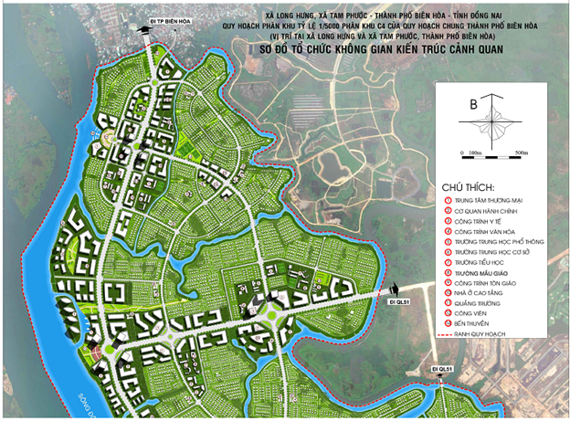 Đồng Nai điều chỉnh cục bộ phân khu C4 để xây chung cư 40 tầng