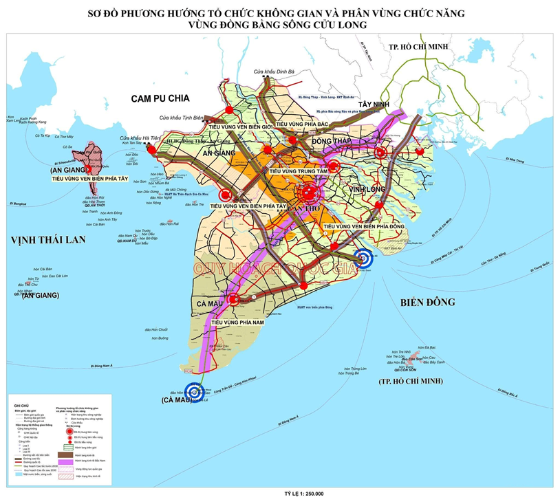 5 tỉnh đồng bằng sông Cửu Long sẽ tạo nên “Tứ giác động lực” và cực tăng trưởng mới
