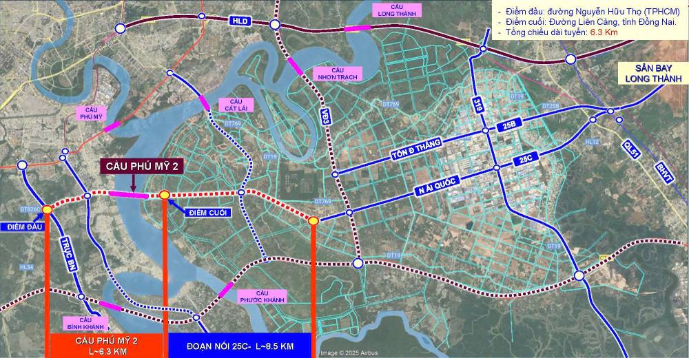 Cầu Phú Mỹ 2 hơn 23.000 tỷ lộ diện thiết kế: Mở trục kết nối TP.HCM đến sân bay Long Thành- Ảnh 2.