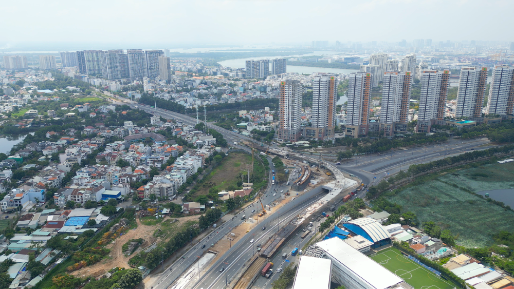 Sắp thông xe nhánh cầu vượt N3 tại nút giao phức tạp nhất TP.HCM