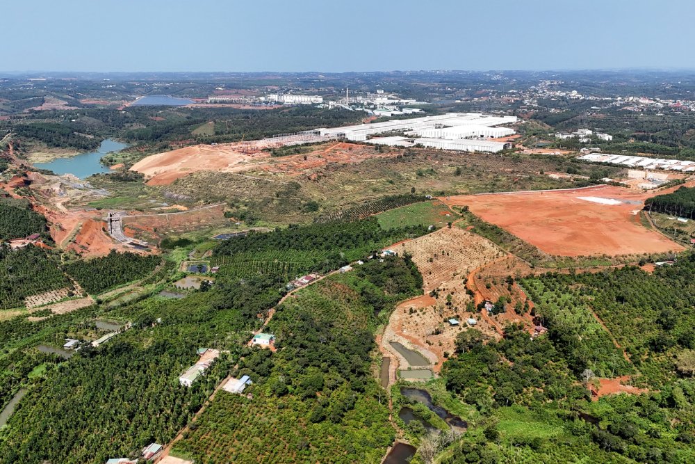 “Sống treo” tại dự án Khu công nghiệp Nhân Cơ 2