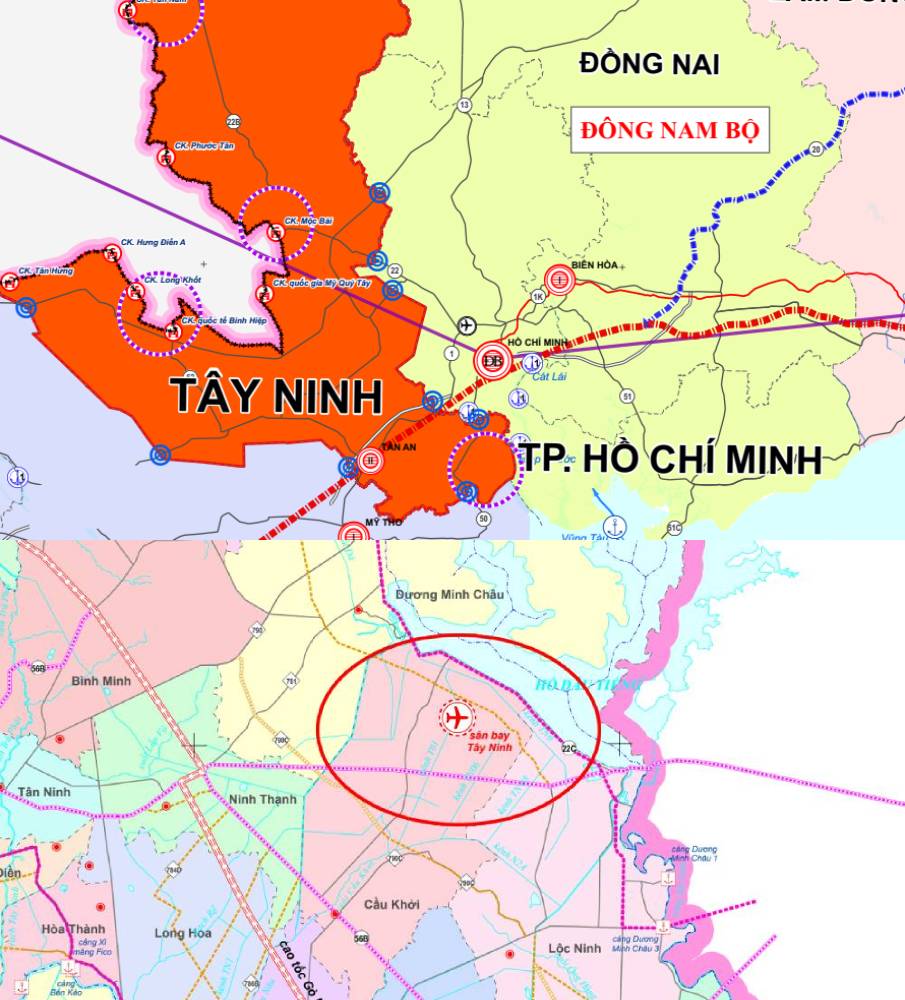Toàn cảnh quy hoạch giao thông Đông Nam Bộ đến 2030: Nghiên cứu đầu tư sân bay tại Tây Ninh