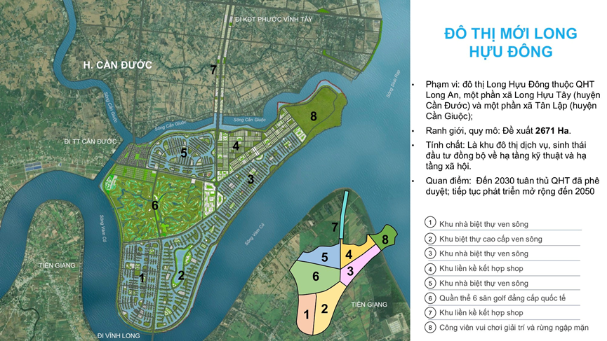 Tây Ninh quy hoạch khu đô thị Long Hựu hơn 2.600 ha, gần 200.000 dân