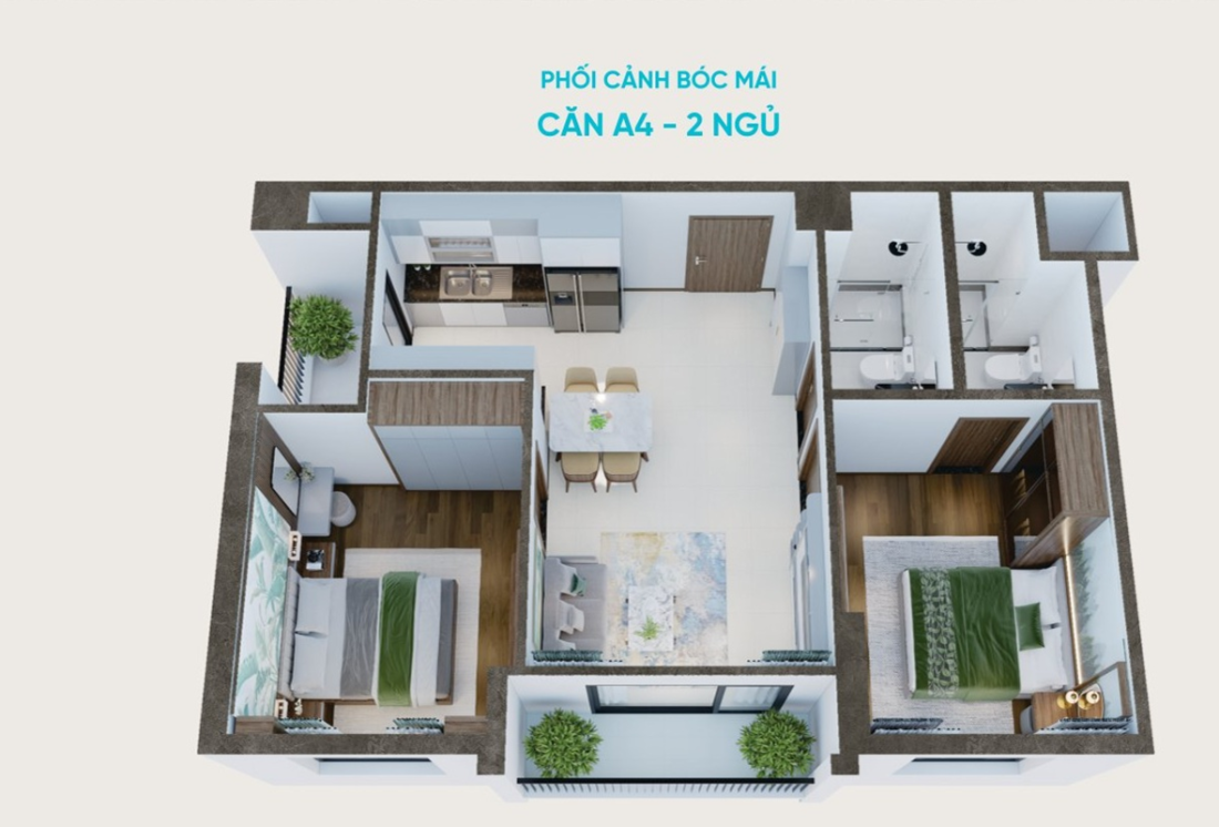 Viha Flora: Phân khu căn hộ thuộc Hồng Hà Eco City Hà Nội- Ảnh 4.