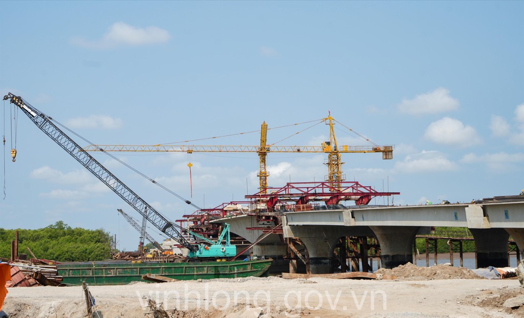 Cầu hơn 2.200 tỷ tại Vĩnh Long thi công đến đâu? Tiến độ mới nhất vừa cập nhật- Ảnh 2.