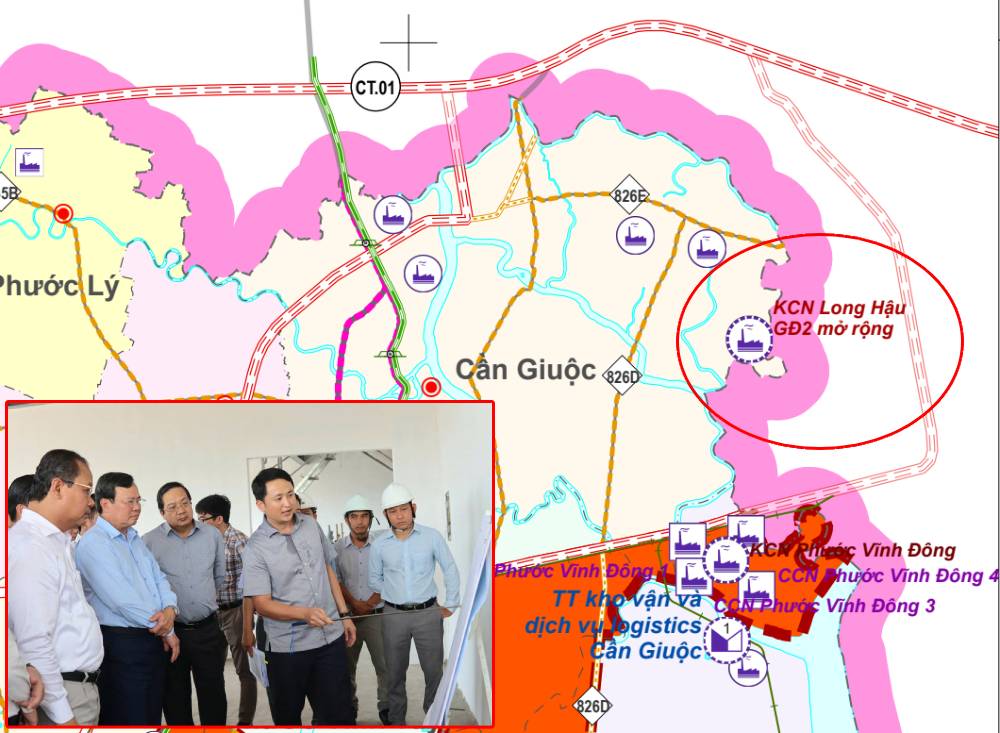 Tiến độ dự án lớn tại Tân Tập, Cần Giuộc, Phước Vĩnh Tây vừa được lãnh đạo Tây Ninh kiểm tra