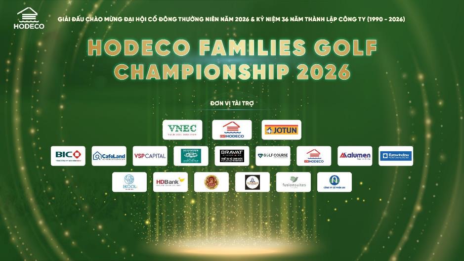Ngày 23/4/2026: Khởi tranh giải “HODECO Families Golf Championship 2026”- Ảnh 1.