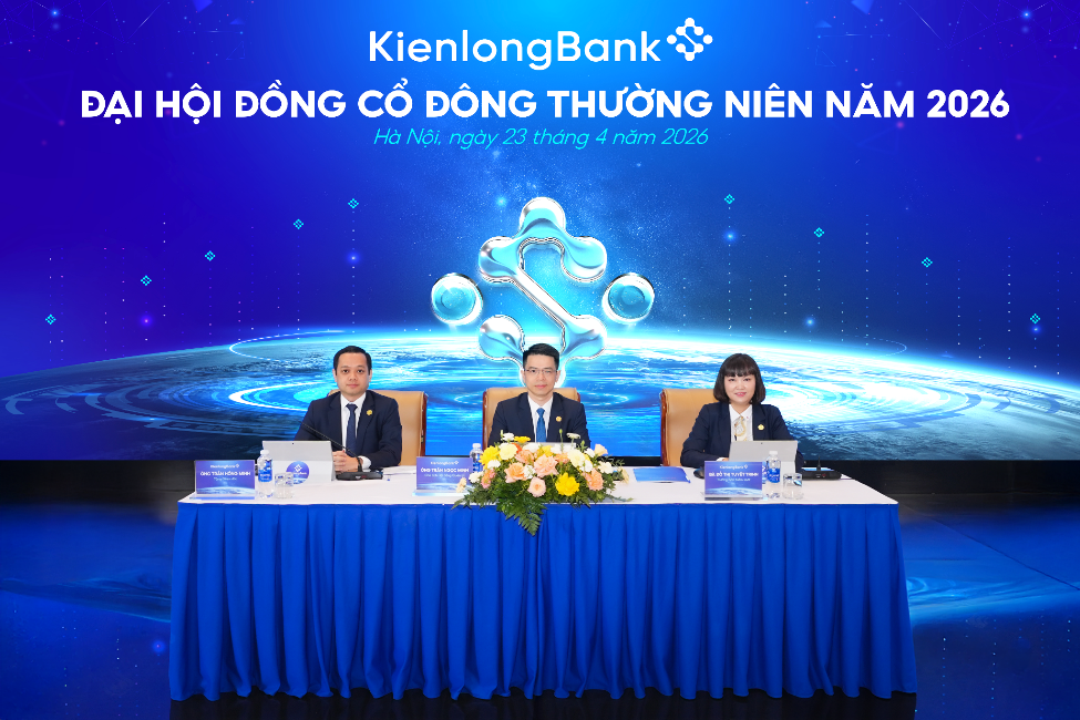ĐHĐCĐ thường niên KienlongBank 2026: Thông qua kế hoạch tăng vốn điều lệ và chia cổ tức 29,5%