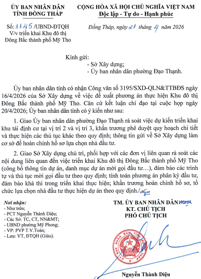 Đồng Tháp thông tin pháp lý về khu đô thị 26.000 tỷ ngay trung tâm tỉnh- Ảnh 1.