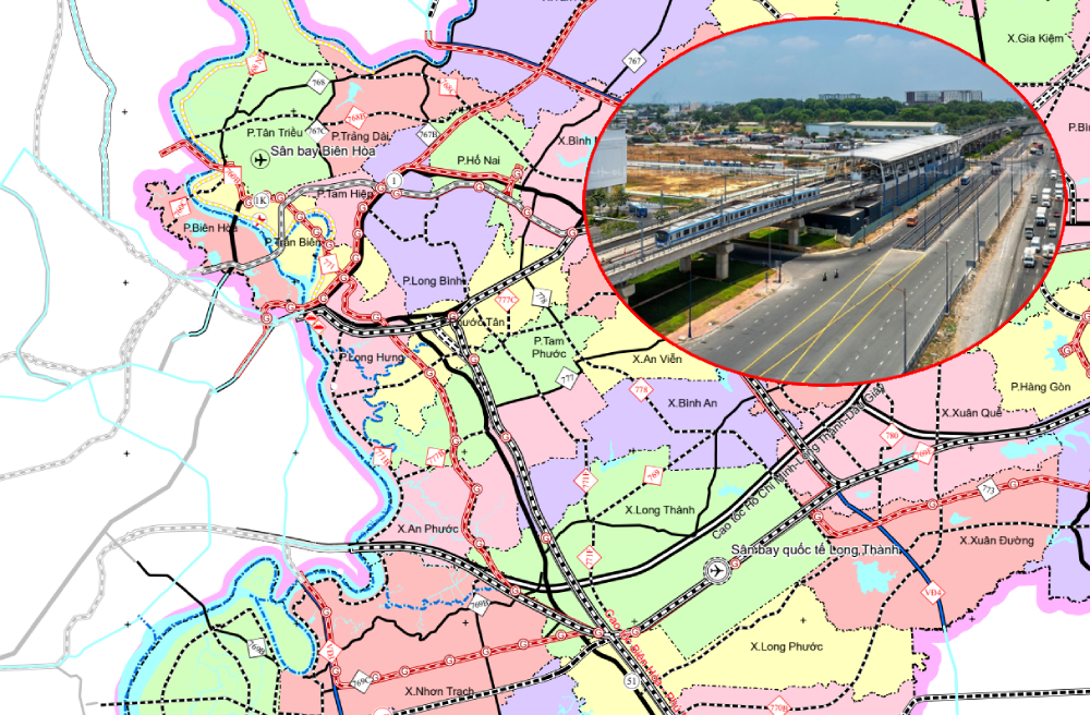Hơn 65.500 tỷ làm tuyến metro 44,6km chạy thẳng đến sân bay Long Thành, đi qua loạt khu vực trọng điểm