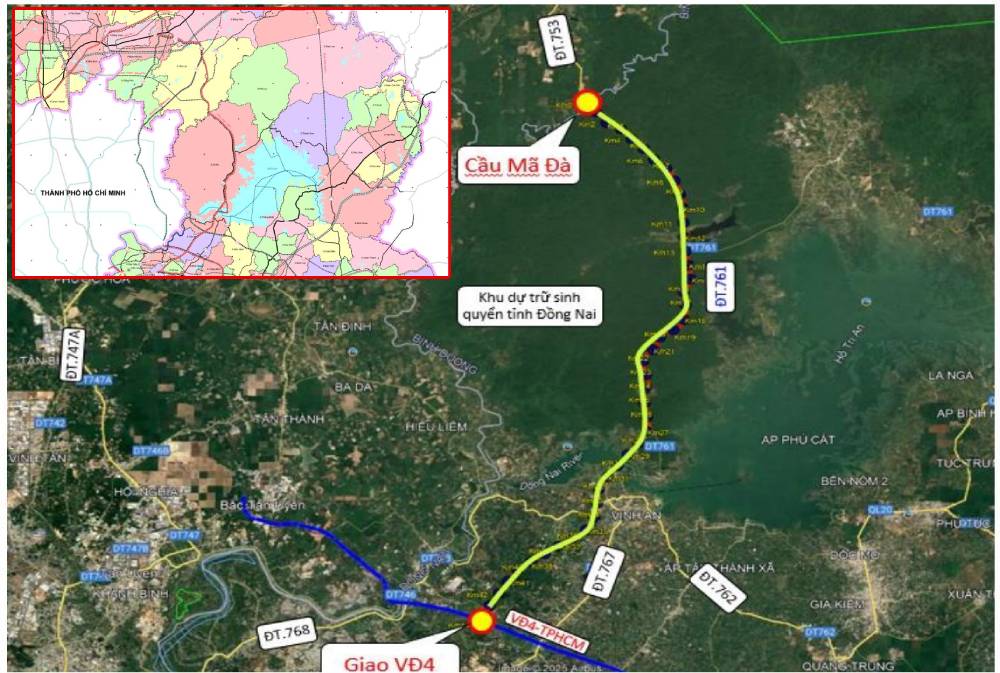 Đồng Nai mở đường 44km kết nối khu vực Tây Nguyên đến sân bay và cảng Cái Mép - Thị Vải