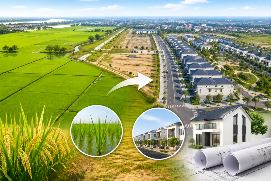 Cà Mau sắp thông qua 2 dự án nhà ở: Hàng chục nghìn mét vuông đất lúa chuẩn bị chuyển đổi
