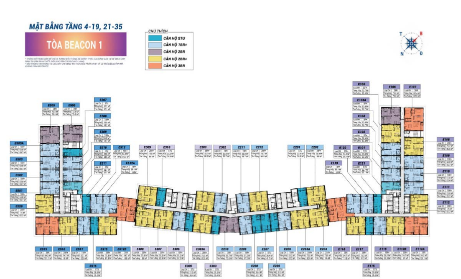 Phân khu căn hộ Beacon Tower – Blanca City tại TP.HCM