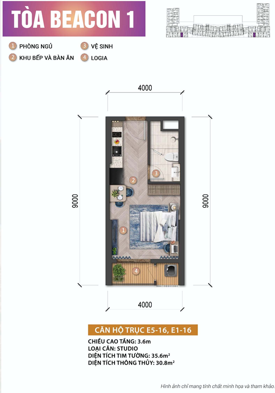 Phân khu căn hộ Beacon Tower – Blanca City tại TP.HCM