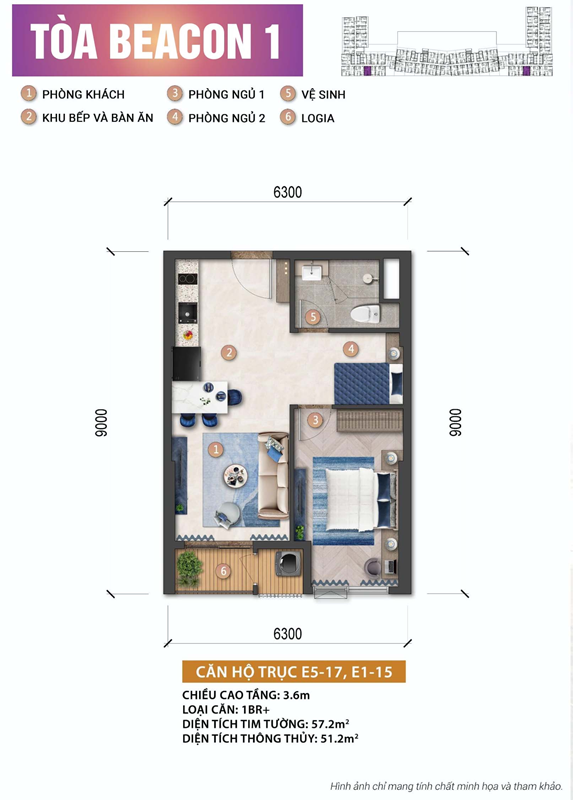 Phân khu căn hộ Beacon Tower – Blanca City tại TP.HCM