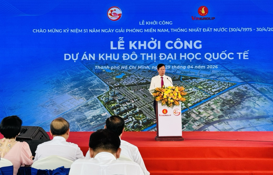 Vingroup khởi công Khu đô thị Đại học Quốc tế 880ha