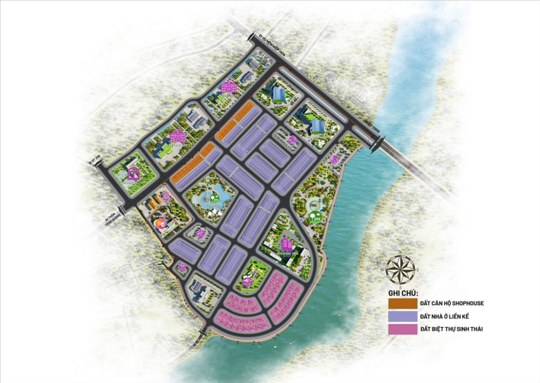Việt Yên Riverside: Khu đô thị tại Bắc Ninh