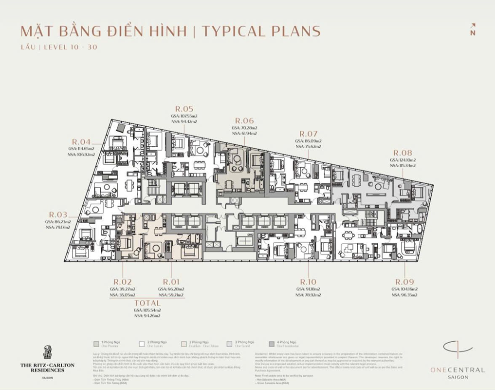 One Central Saigon: Tổ hợp căn hộ, văn phòng, khách sạn tại TP.HCM