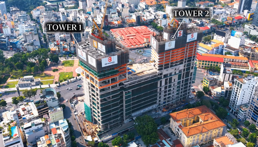 One Central Saigon: Tổ hợp căn hộ, văn phòng, khách sạn tại TP.HCM