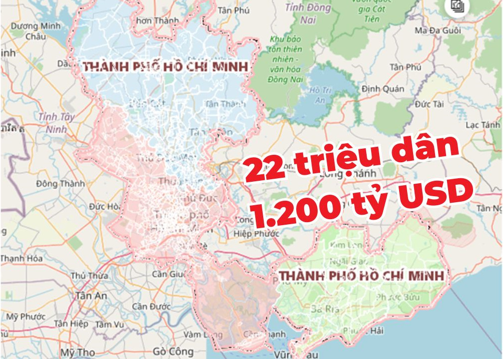 Quy hoạch tổng thể TP.HCM: Mục tiêu 22 triệu dân, quy mô kinh tế 1.200 tỷ USD