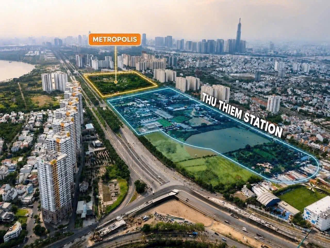The Metropolis: Khu đô thị phức hợp ga Thủ Thiêm tại TP.HCM