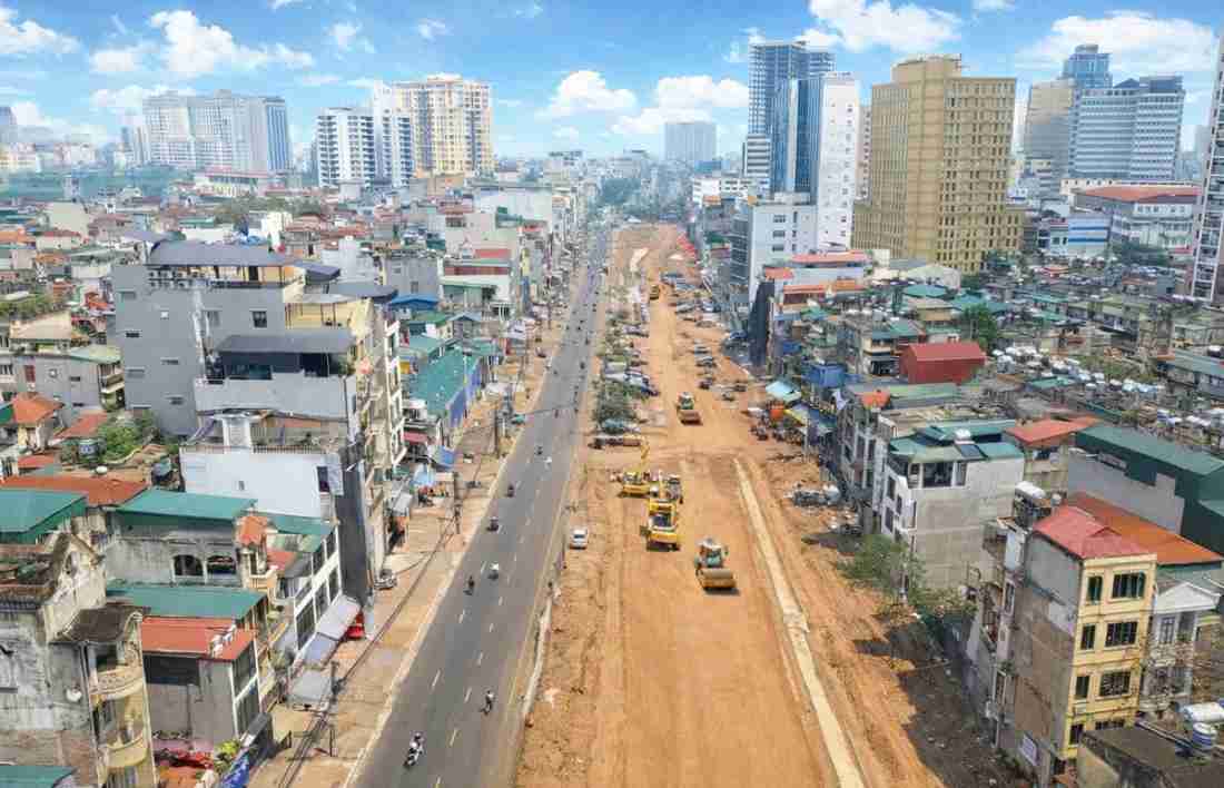 Hà Nội đang giải phóng mặt bằng 1.428 dự án, đồng loạt triển khai 27 công trình trọng điểm