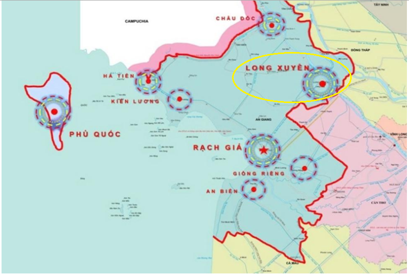 An Giang thông qua quy hoạch đô thị Long Xuyên 9.531 ha