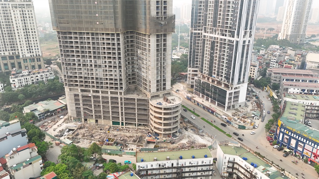 Tiến độ mới nhất dự án gần 1.300 căn hộ trên “đất vàng” Mỗ Lao
