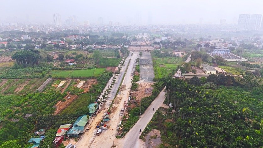 Giá đất dọc tuyến đường dài hơn 34 km qua 10 xã, phường ở Hà Nội đang biến động ra sao?