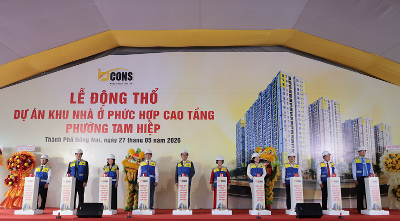 Bcons động thổ dự án 2.800 căn hộ ở thành phố Đồng Nai- Ảnh 1.