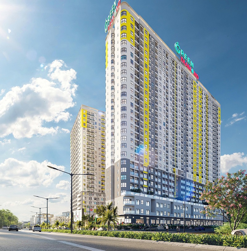 Bcons Green Diamond: Tháp căn hộ thuộc Bcons City tại TP.HCM
