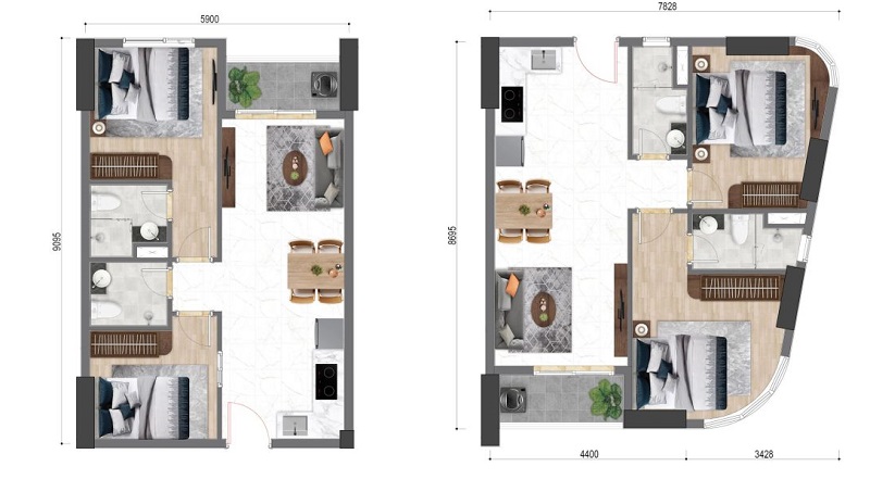 Bcons Green Diamond: Tháp căn hộ thuộc Bcons City tại TP.HCM- Ảnh 5.