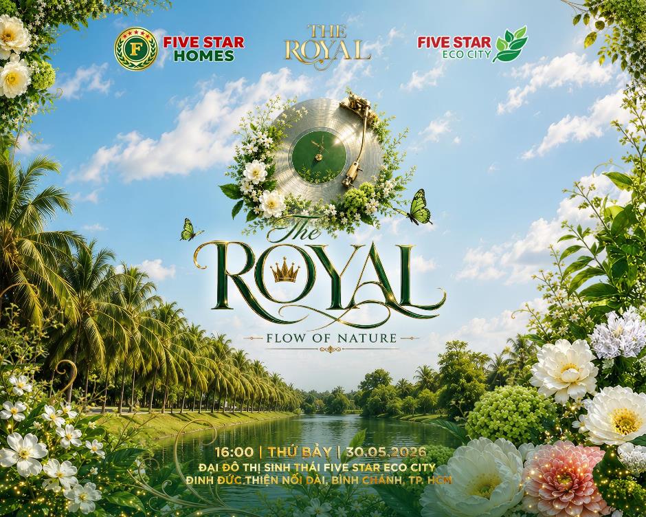 “The Royal: Flow of Nature” - chương trình trải nghiệm nhịp sống xanh giữa lòng đại đô thị sinh thái