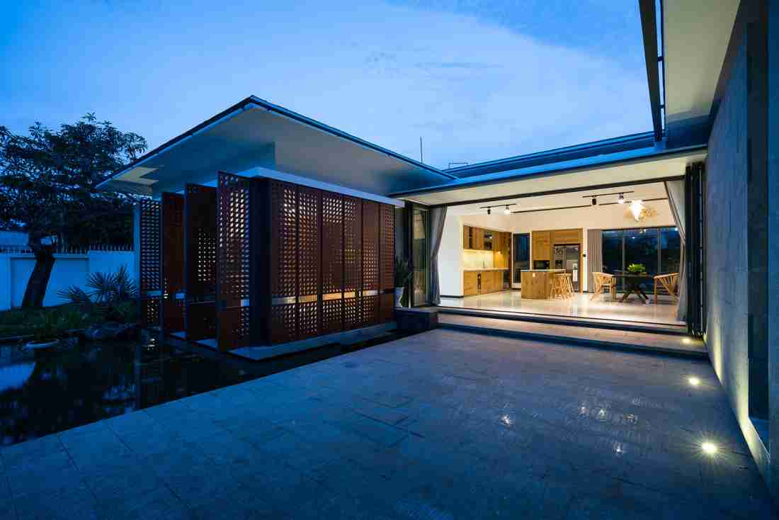 Xây nhà ba gian ở ngoại ô Đồng Nai chỉ để đón con cháu về tụ họp cuối tuần