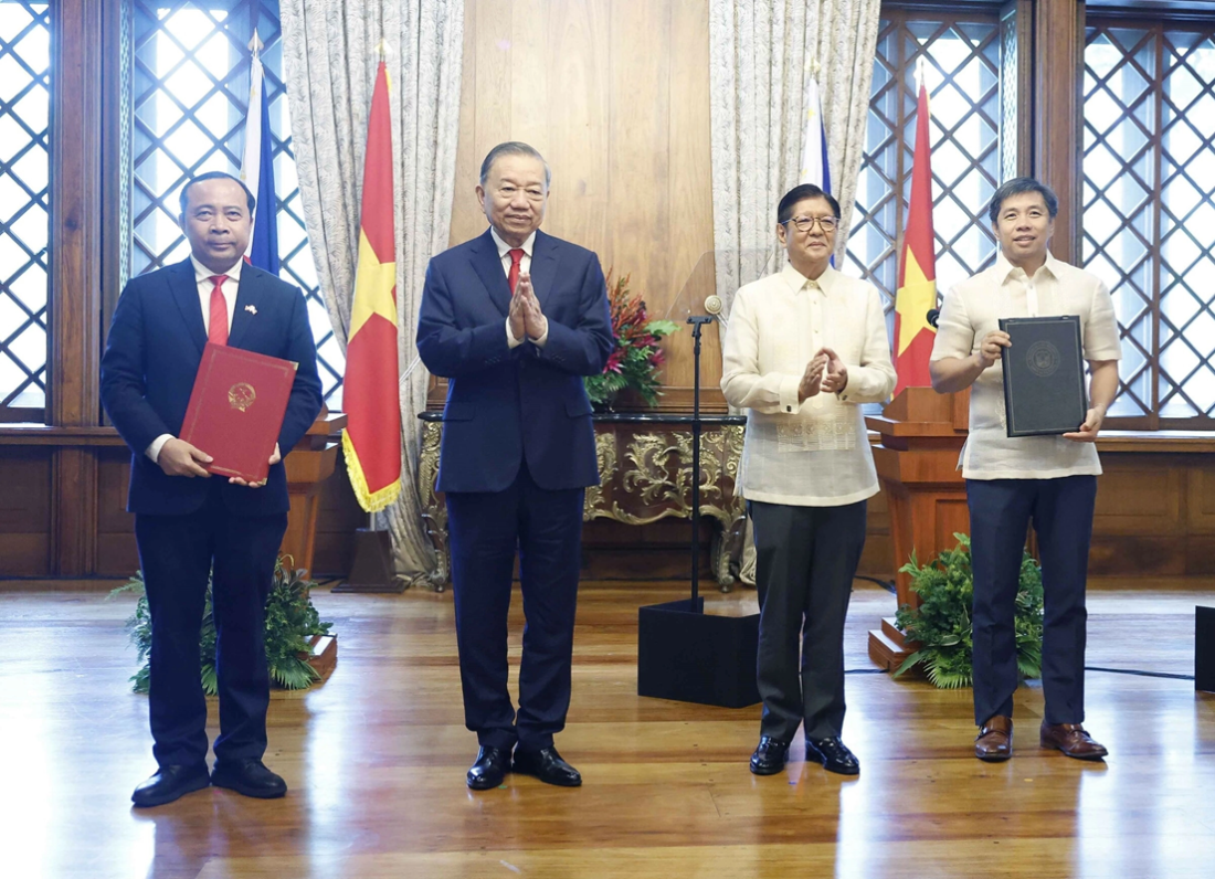 Việt Nam - Philippines nâng cấp quan hệ lên Đối tác Chiến lược Tăng cường, hướng tới kim ngạch thương mại 10 tỷ USD