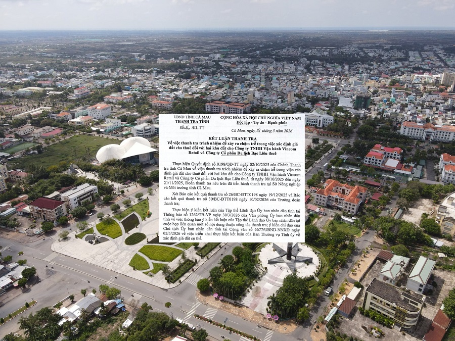 Chậm xác định giá đất ở TP Bạc Liêu cũ, nhiều cán bộ bị đề nghị xử lý