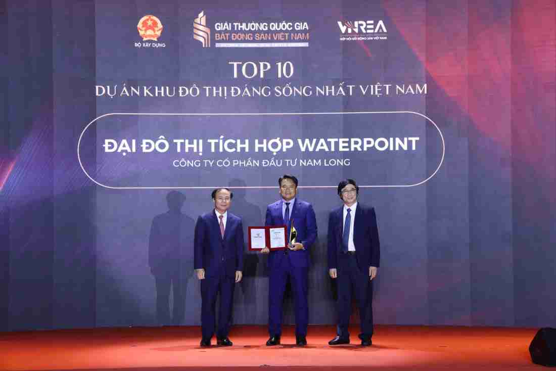 Nam Long được vinh danh tại 3 hạng mục của Giải thưởng Quốc gia Bất động sản Việt Nam