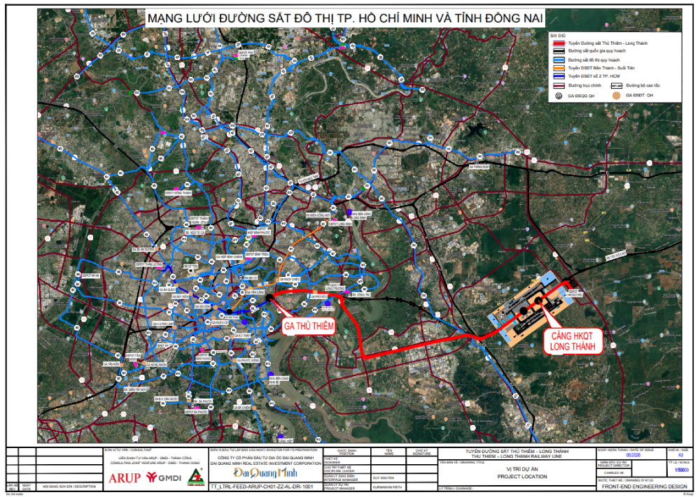 Th&ocirc;ng tin mới về tuyến đường sắt 48km, đi qua 7 phường x&atilde; của TP.HCM v&agrave; Đồng Nai