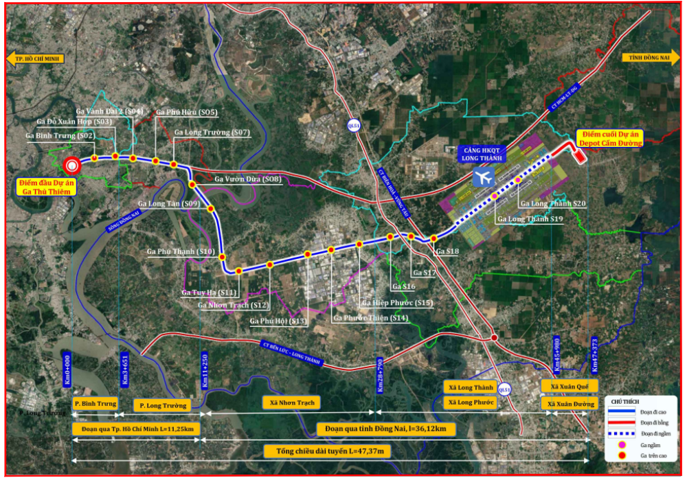 Th&ocirc;ng tin mới về tuyến đường sắt 48km, đi qua 7 phường x&atilde; của TP.HCM v&agrave; Đồng Nai
