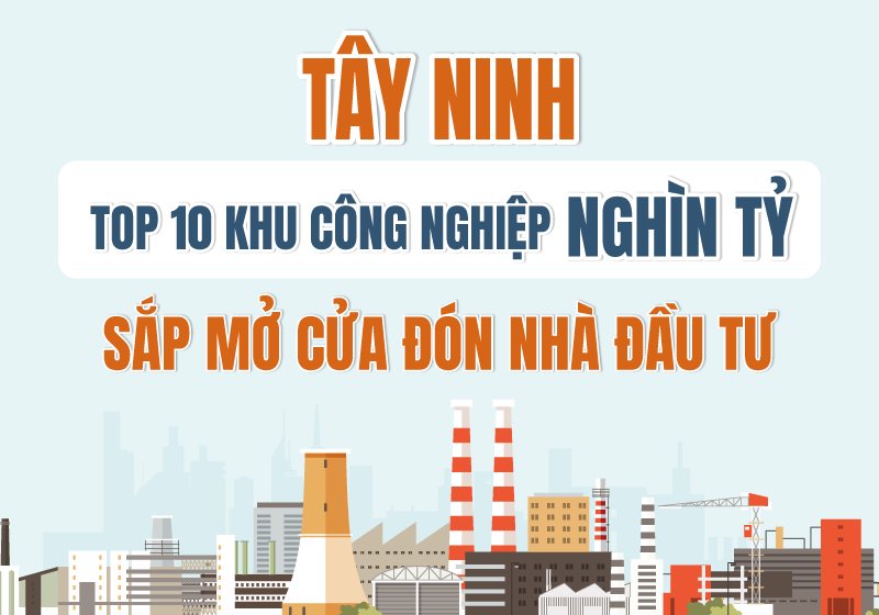 Tây Ninh: TOP 10 khu công nghiệp nghìn tỷ sắp mở cửa đón nhà đầu tư