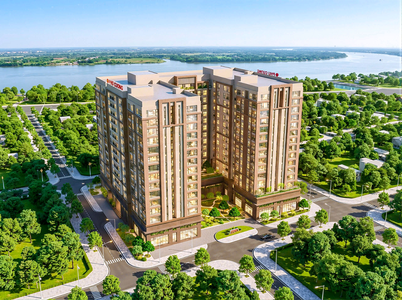 Phối cảnh dự án nhà ở xã hội tại Vĩnh Long