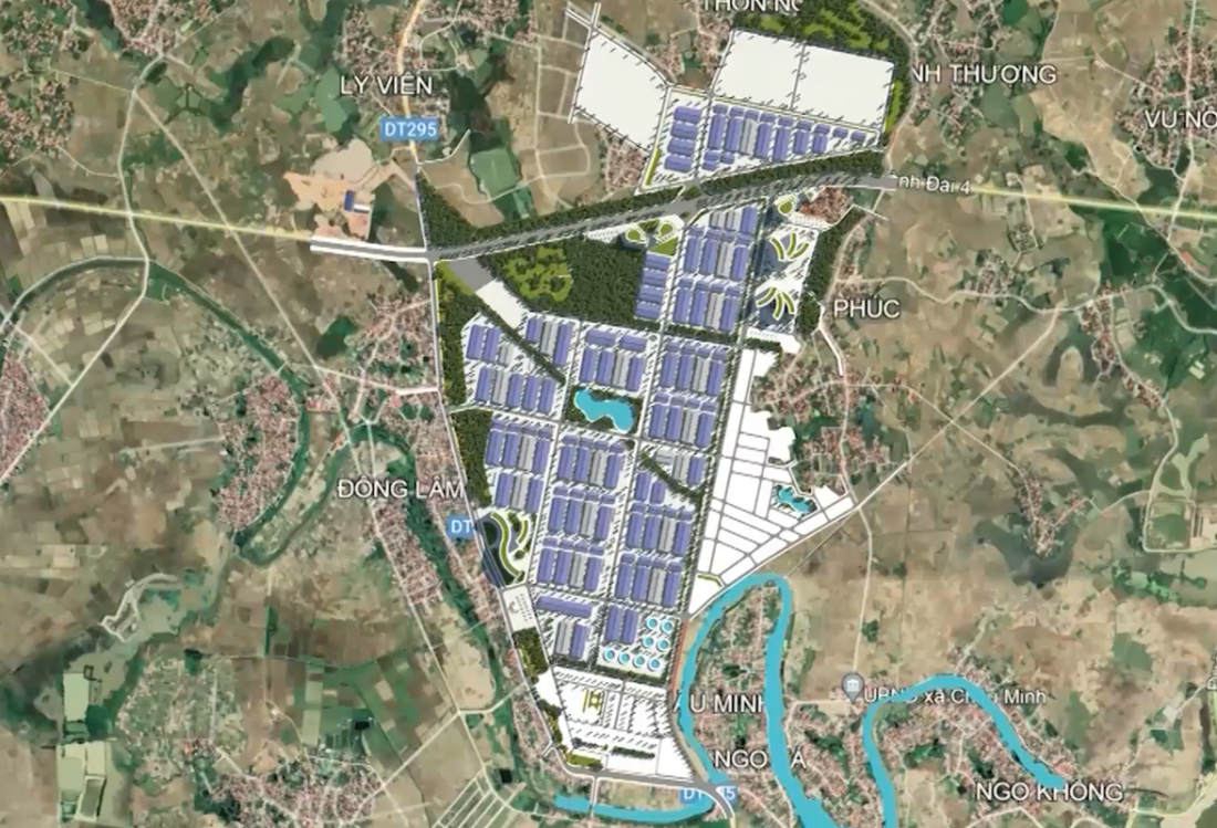 Khu công nghiệp Châu Minh - Bắc Lý - Hương Lâm tại Bắc Ninh